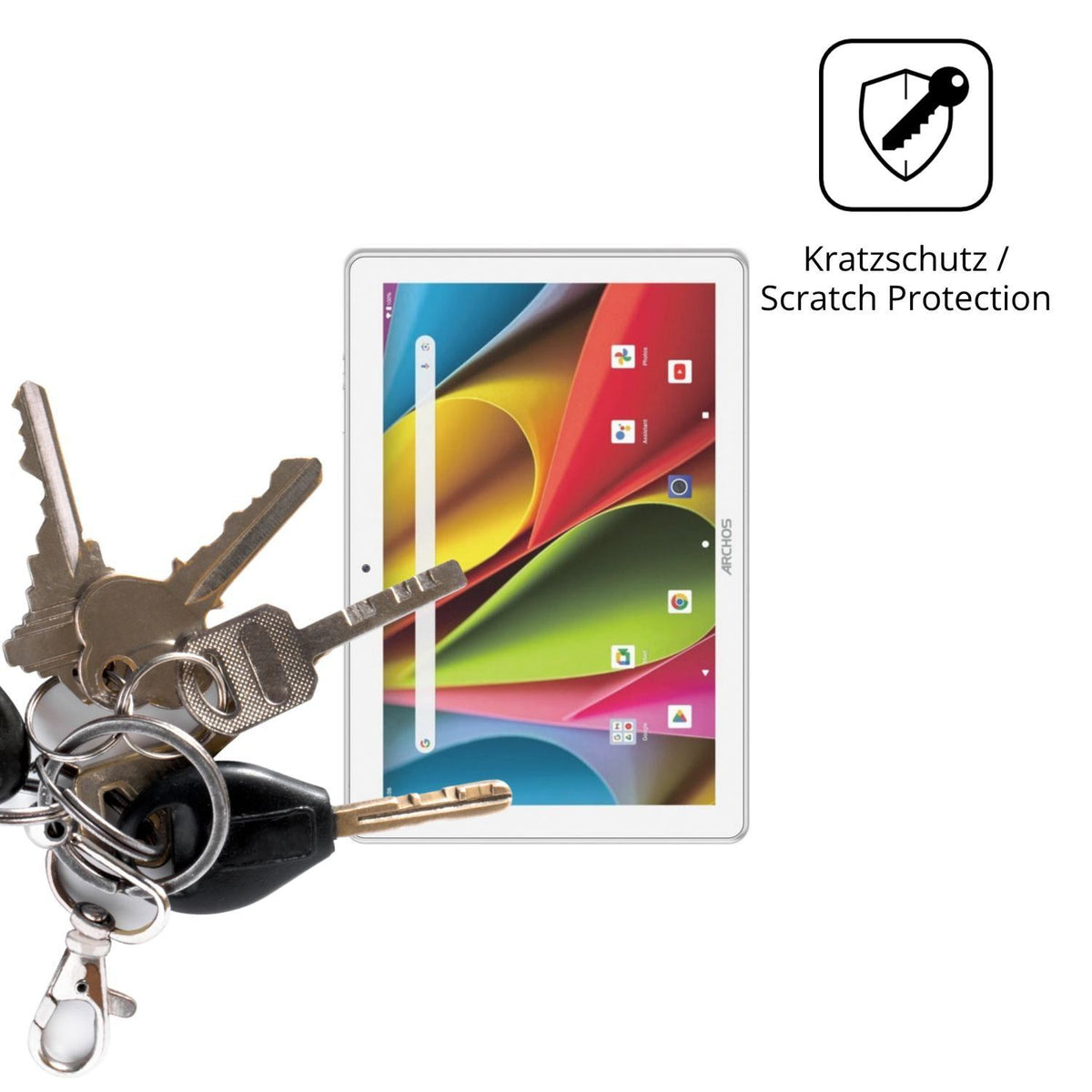 2x Schutzfolie matt für Archos T101 FHD2 WiFi Disp (4)