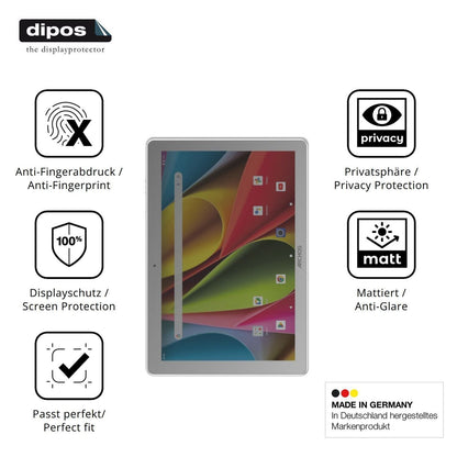 Blickschutzfolie für Archos T101 FHD2 WiFi matt Sc (5)