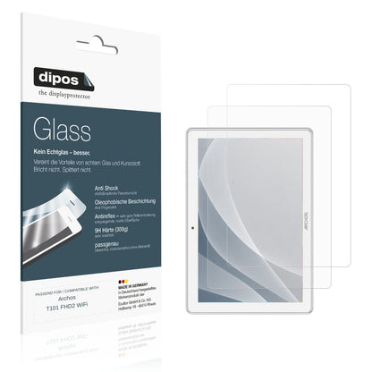 2x 9H Schutzfolie matt für Archos T101 FHD2 WiFi P (1)