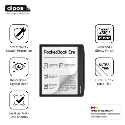2x Schutzfolie klar für Pocketbook Era Display-Sch (7)