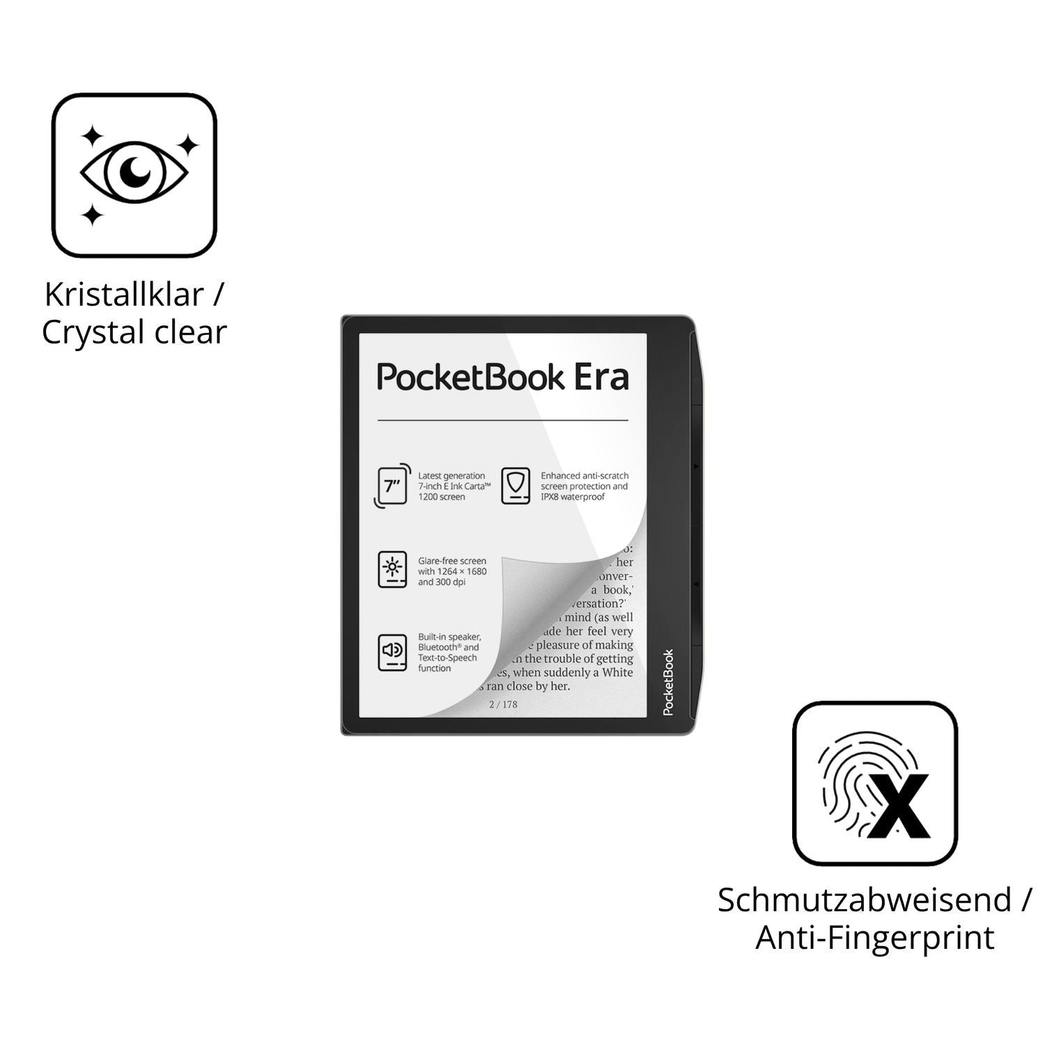2x 9H Schutzfolie für Pocketbook Era Panzerfolie (5)