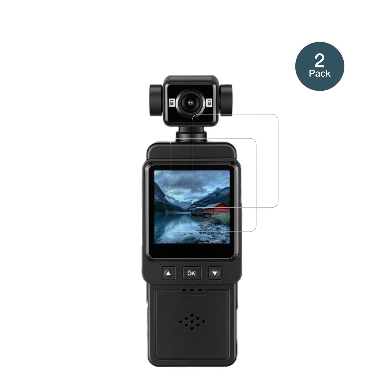 2x 9H Schutzfolie für Zymblingst Mini Body-Cam 4K  (2)