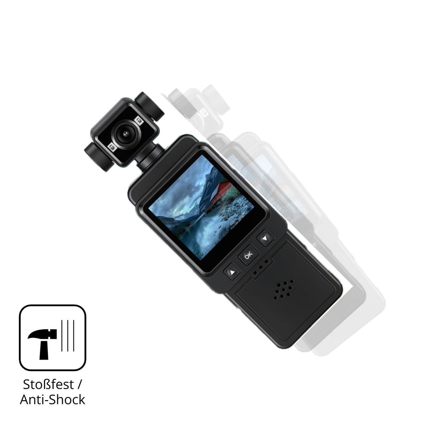 2x 9H Schutzfolie für Zymblingst Mini Body-Cam 4K  (4)
