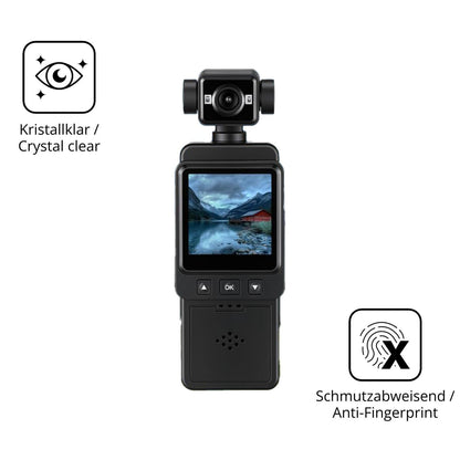 2x 9H Schutzfolie für Zymblingst Mini Body-Cam 4K  (5)