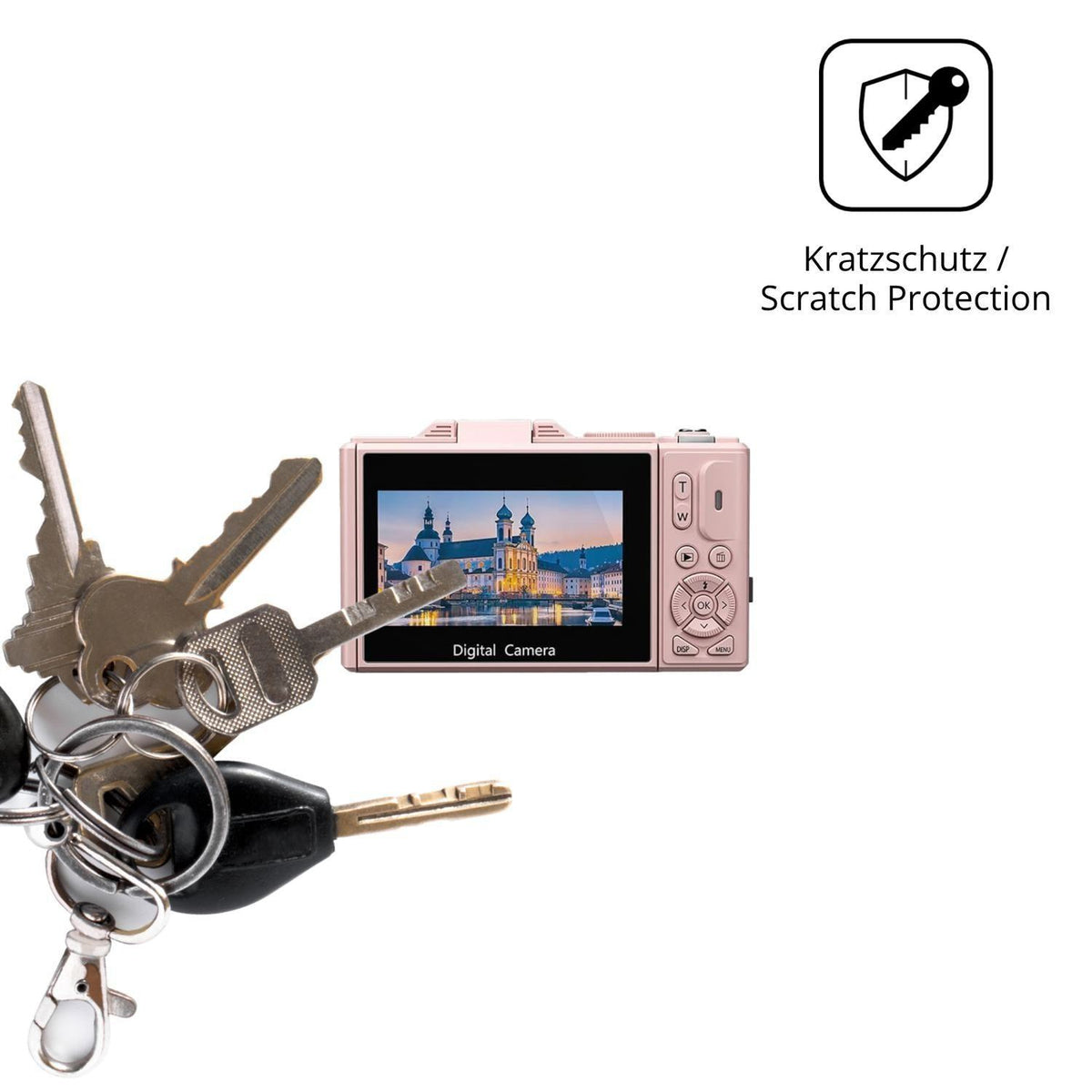 4x Schutzfolie klar für H-Bocam W08 Display-Schutz (4)