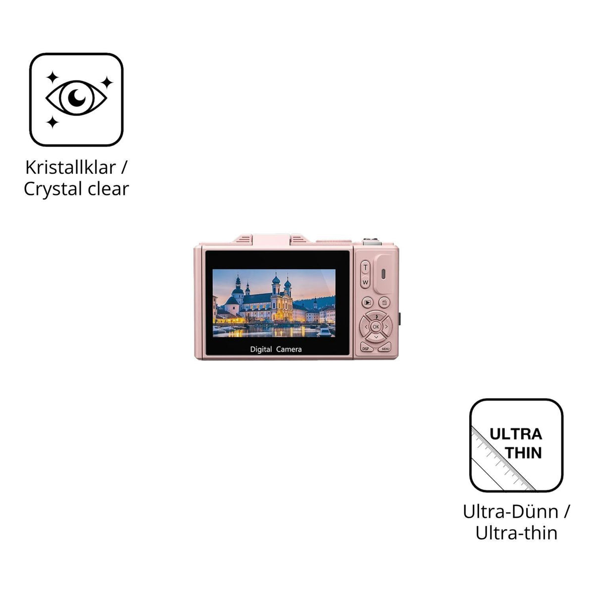 4x Schutzfolie klar für H-Bocam W08 Display-Schutz (5)