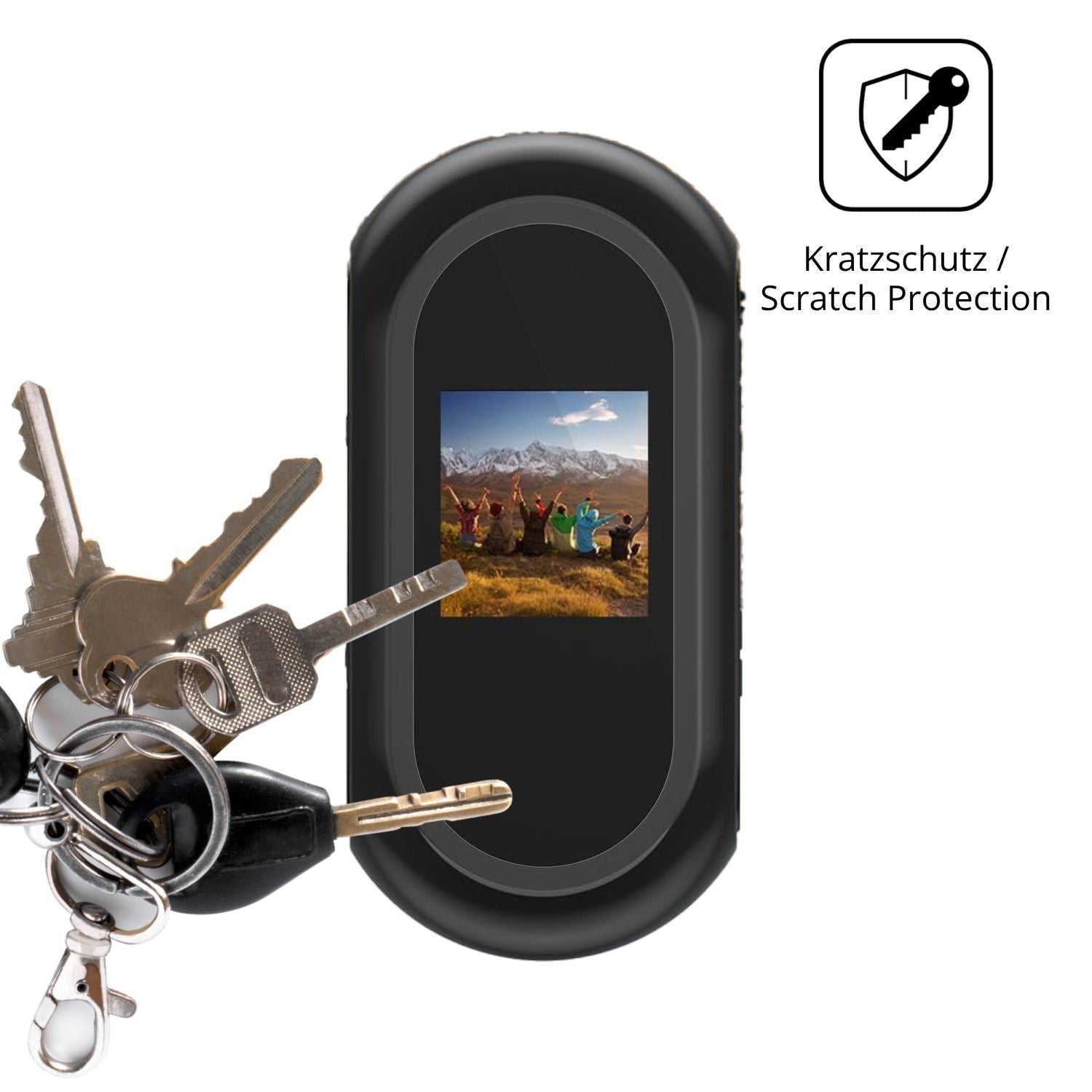 4x Schutzfolie klar für Kaelera Mini Action Cam 2K (4)