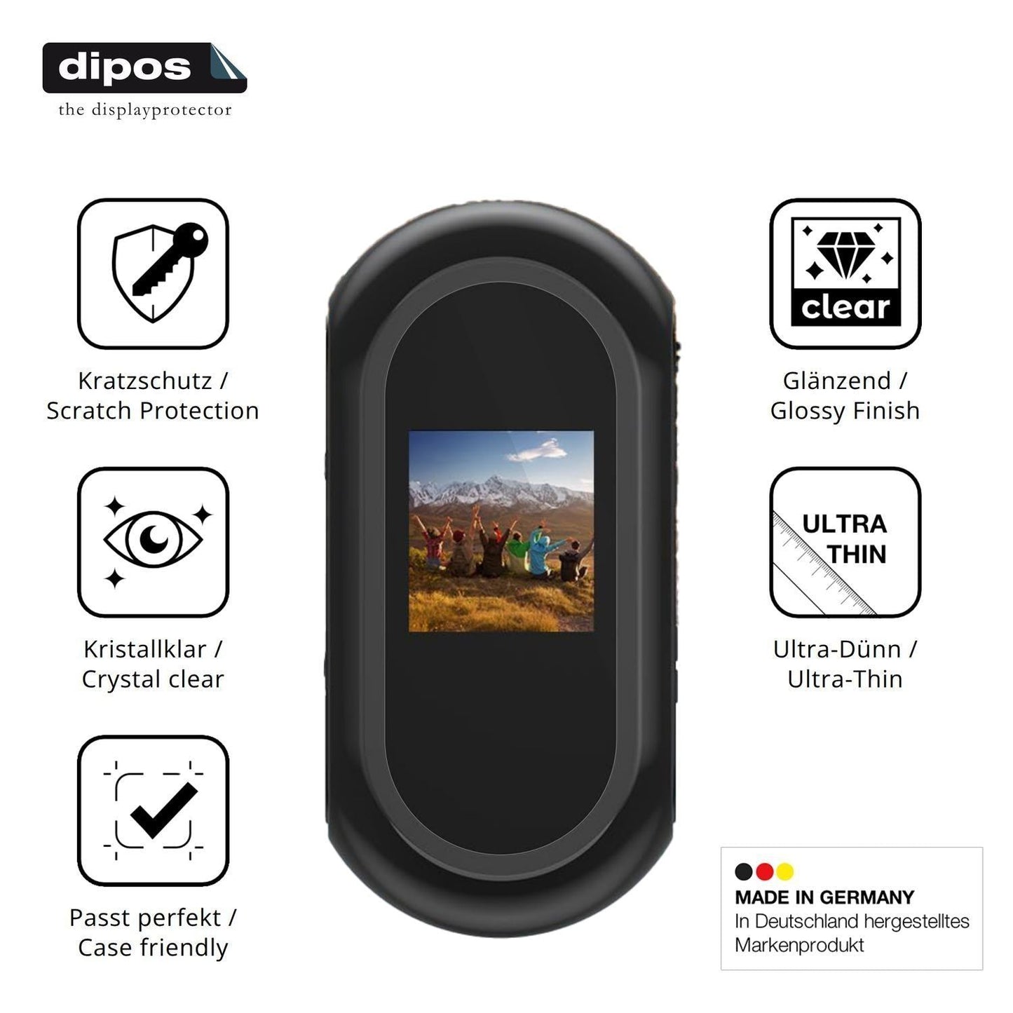 4x Schutzfolie klar für Kaelera Mini Action Cam 2K (7)