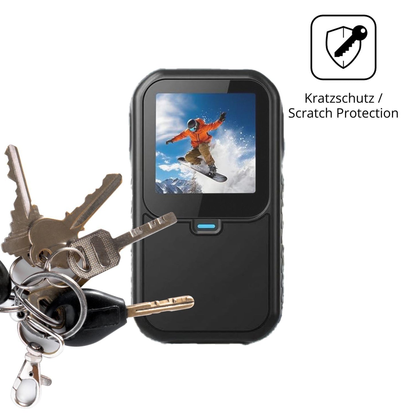 4x Schutzfolie matt für UtaUla Mini Action Cam 5K  (4)