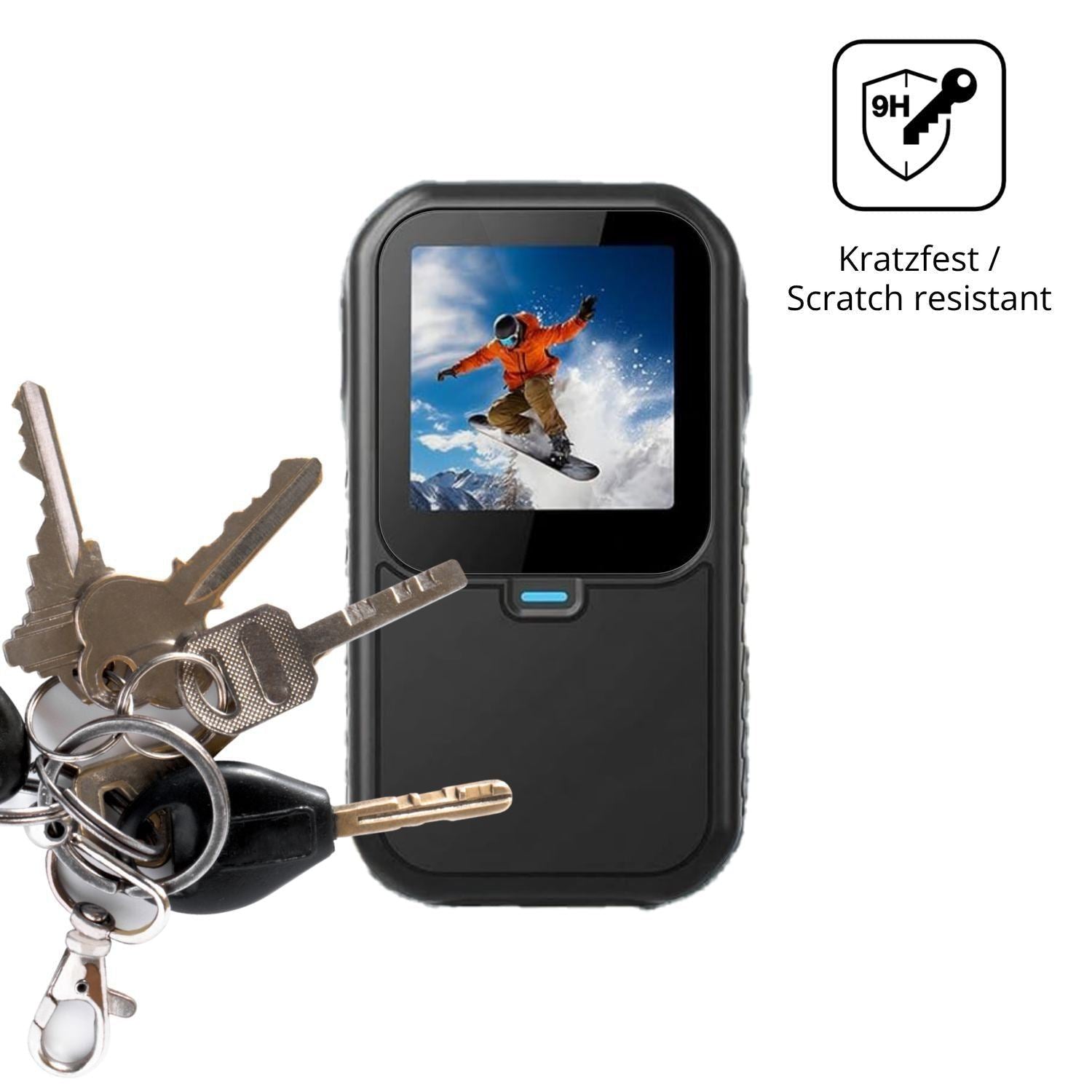 2x 9H Schutzfolie für UtaUla Mini Action Cam 5K Pa (3)