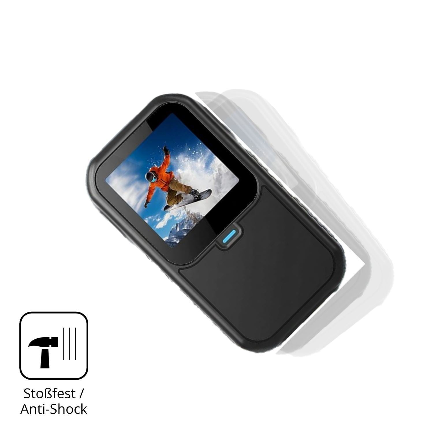 2x 9H Schutzfolie für UtaUla Mini Action Cam 5K Pa (4)