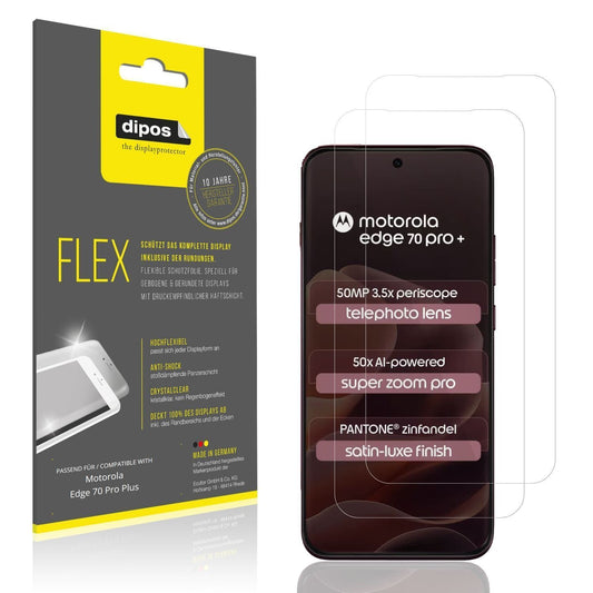 2x 3D Full Cover Schutzfolie für Motorola Edge 70  (1)