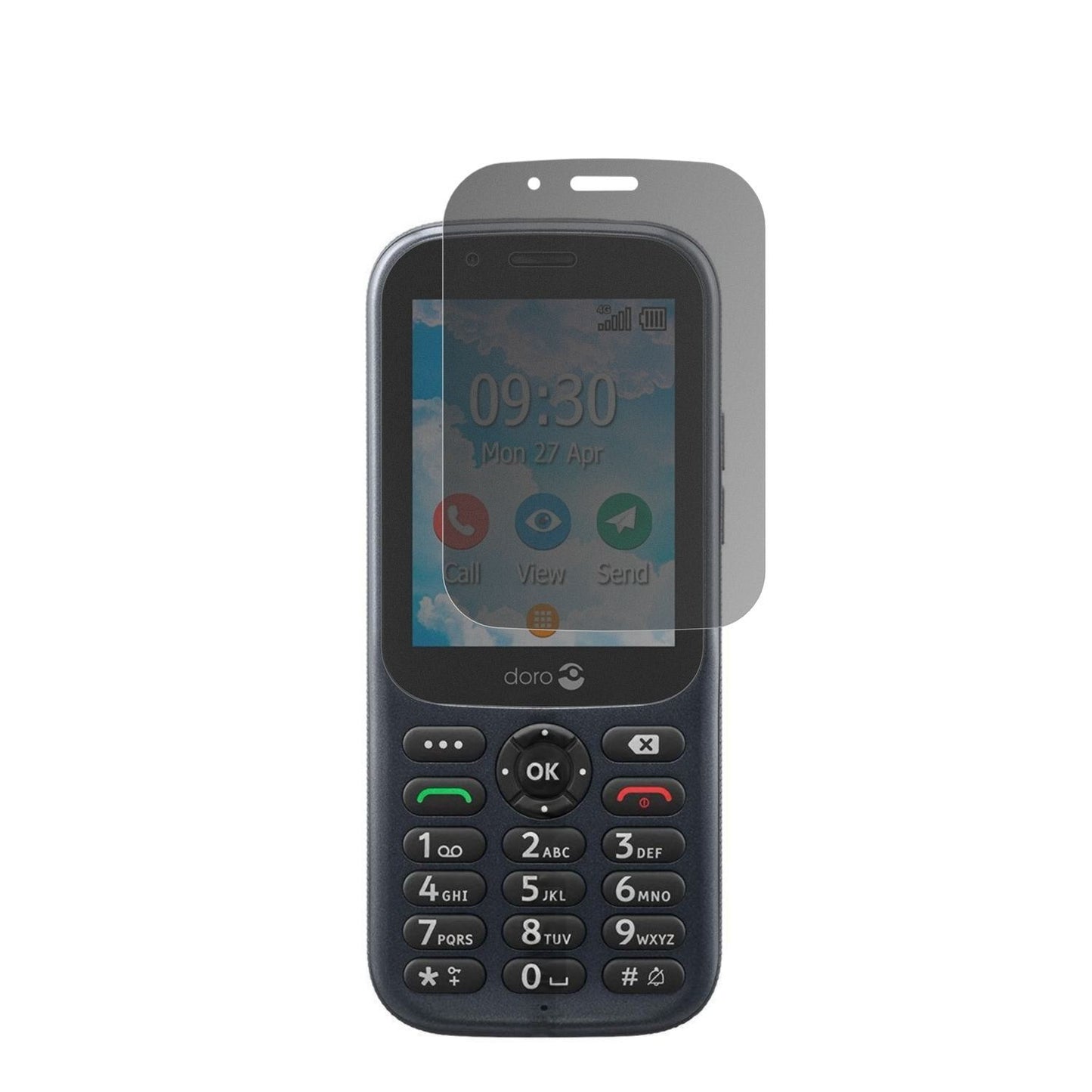 Blickschutzfolie für Doro 730X matt Schutzfolie Pr (2)