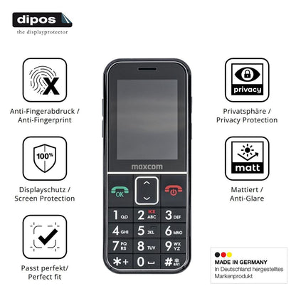 Blickschutzfolie für Maxcom MM735 matt Schutzfolie (5)