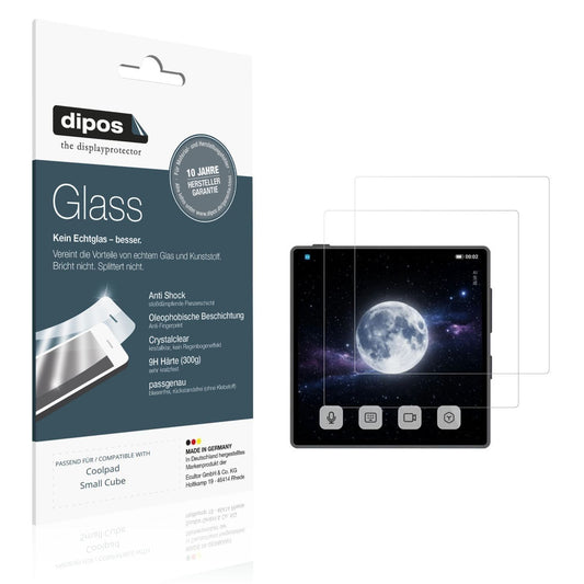 2x 9H Schutzfolie für Coolpad Small Cube Panzerfol (1)