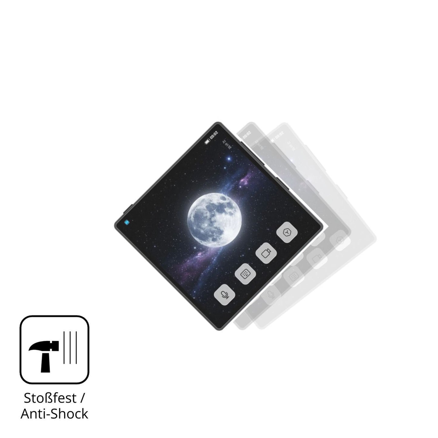 2x 9H Schutzfolie matt für Coolpad Small Cube Panz (4)
