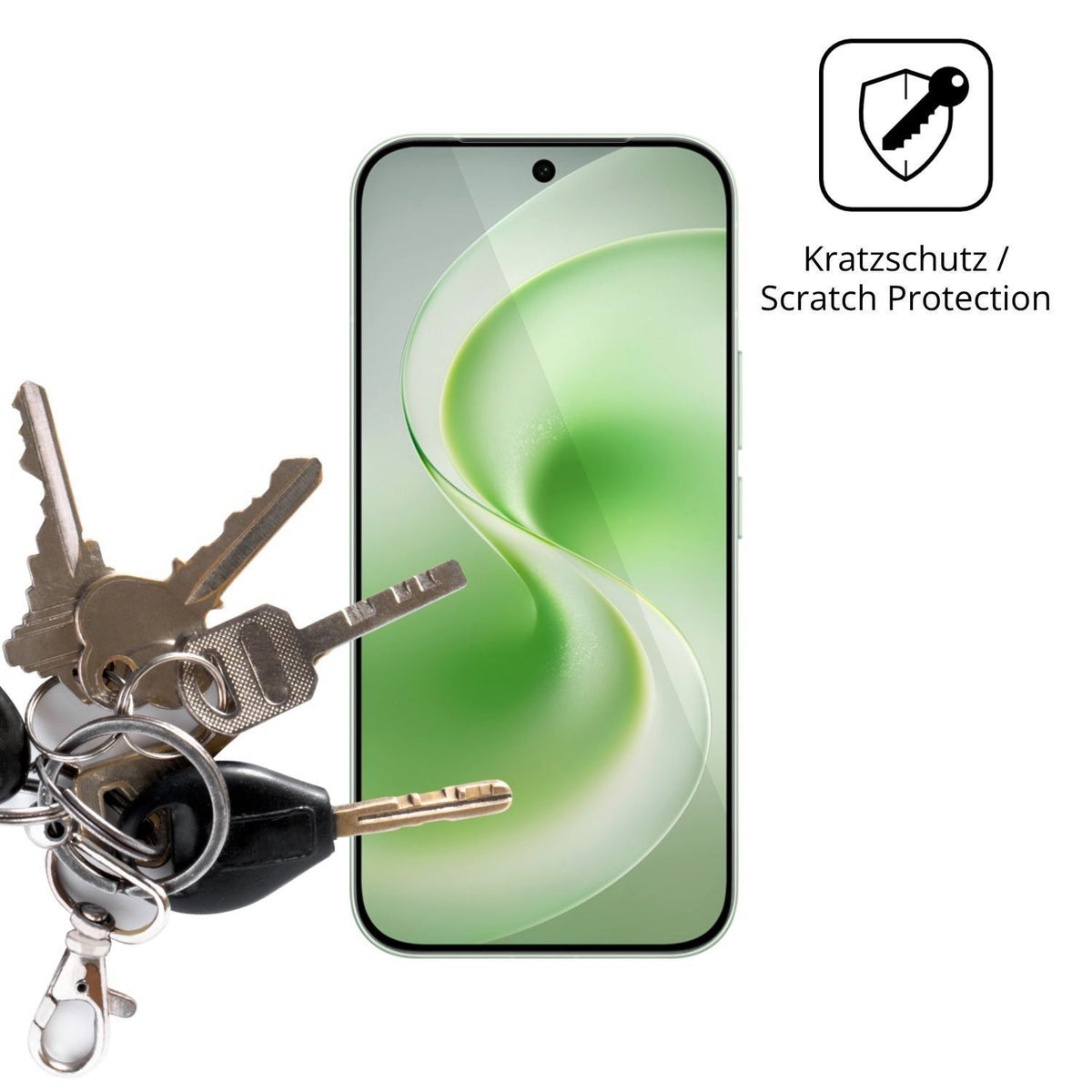 4x Schutzfolie klar für Vivo S60 Vitality Display- (4)
