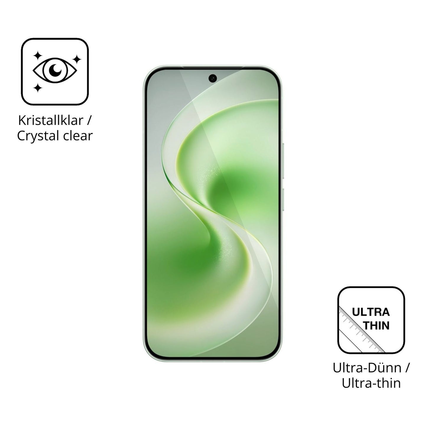 4x Schutzfolie klar für Vivo S60 Vitality Display- (5)