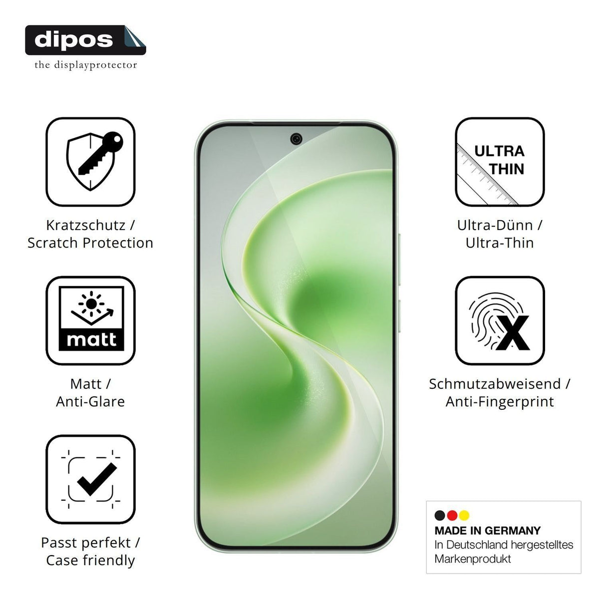 4x Schutzfolie matt für Vivo S60 Vitality Display- (7)