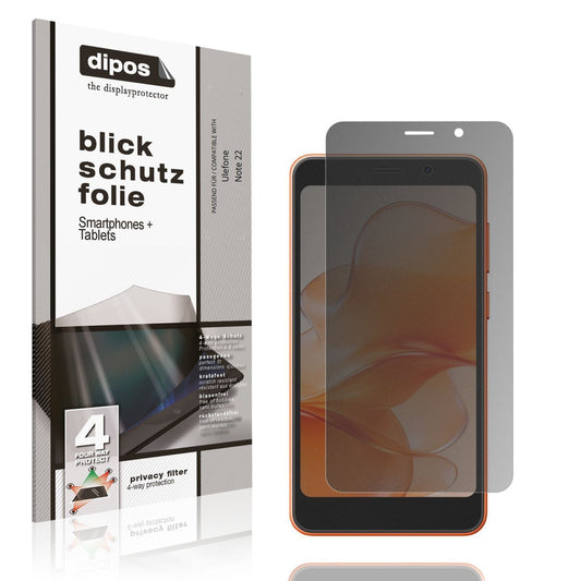Blickschutzfolie für Ulefone Note 22 matt Schutzfo (1)
