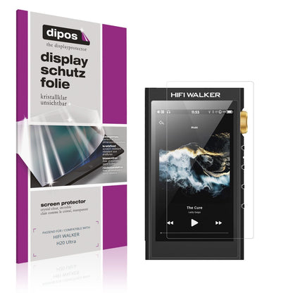 4x Schutzfolie klar für HIFI WALKER H20 Ultra Disp (1)