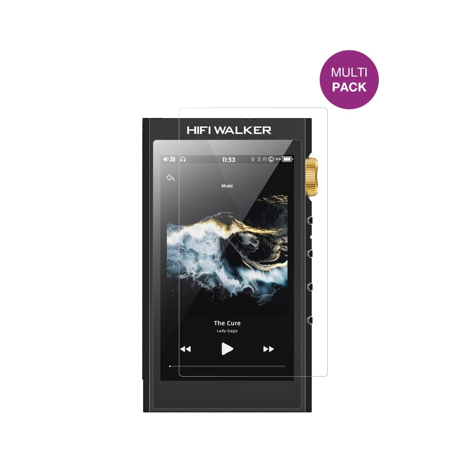 4x Schutzfolie klar für HIFI WALKER H20 Ultra Disp (2)