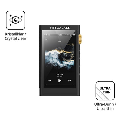 4x Schutzfolie klar für HIFI WALKER H20 Ultra Disp (5)