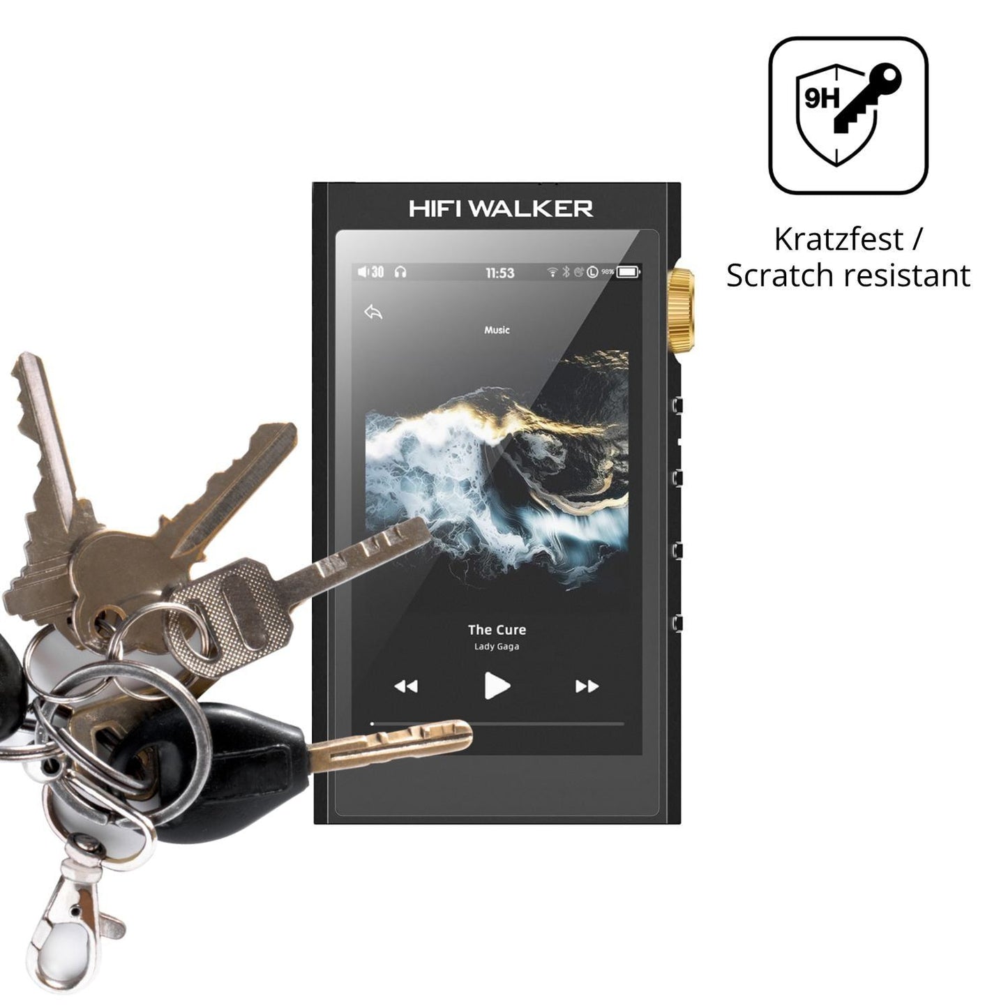 2x 9H Schutzfolie matt für HIFI WALKER H20 Ultra P (3)
