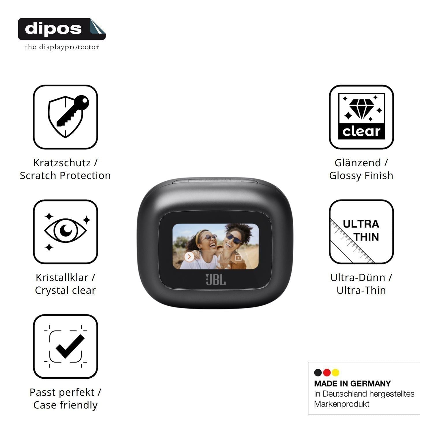 6x Schutzfolie klar für JBL Live Beam 3 Display-Sc (7)