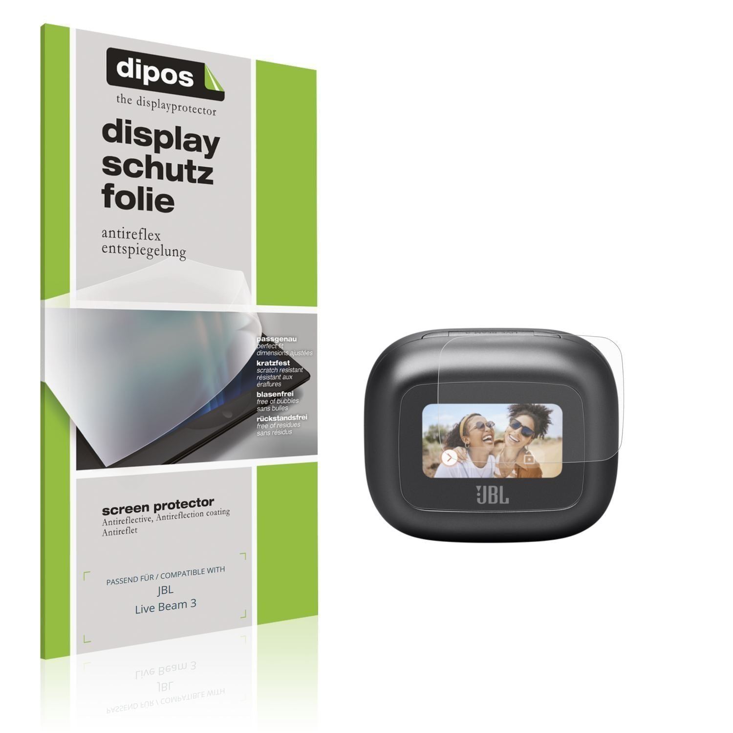 6x Schutzfolie matt für JBL Live Beam 3 Display-Sc (1)