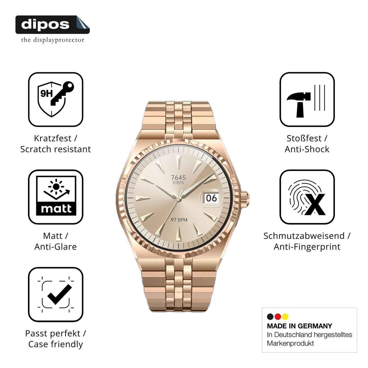 2x 9H Schutzfolie matt für SOUYIE H66PRO Panzerfol (7)
