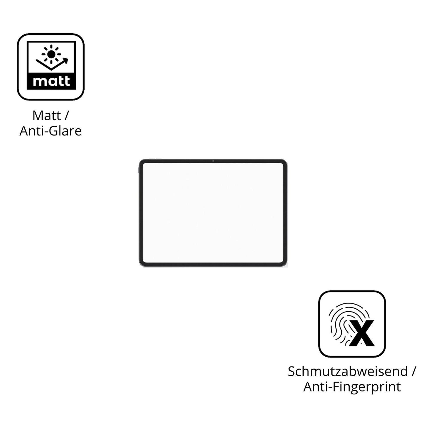 2x Schutzfolie matt für OnePlus Pad 3 Pro Display- (5)