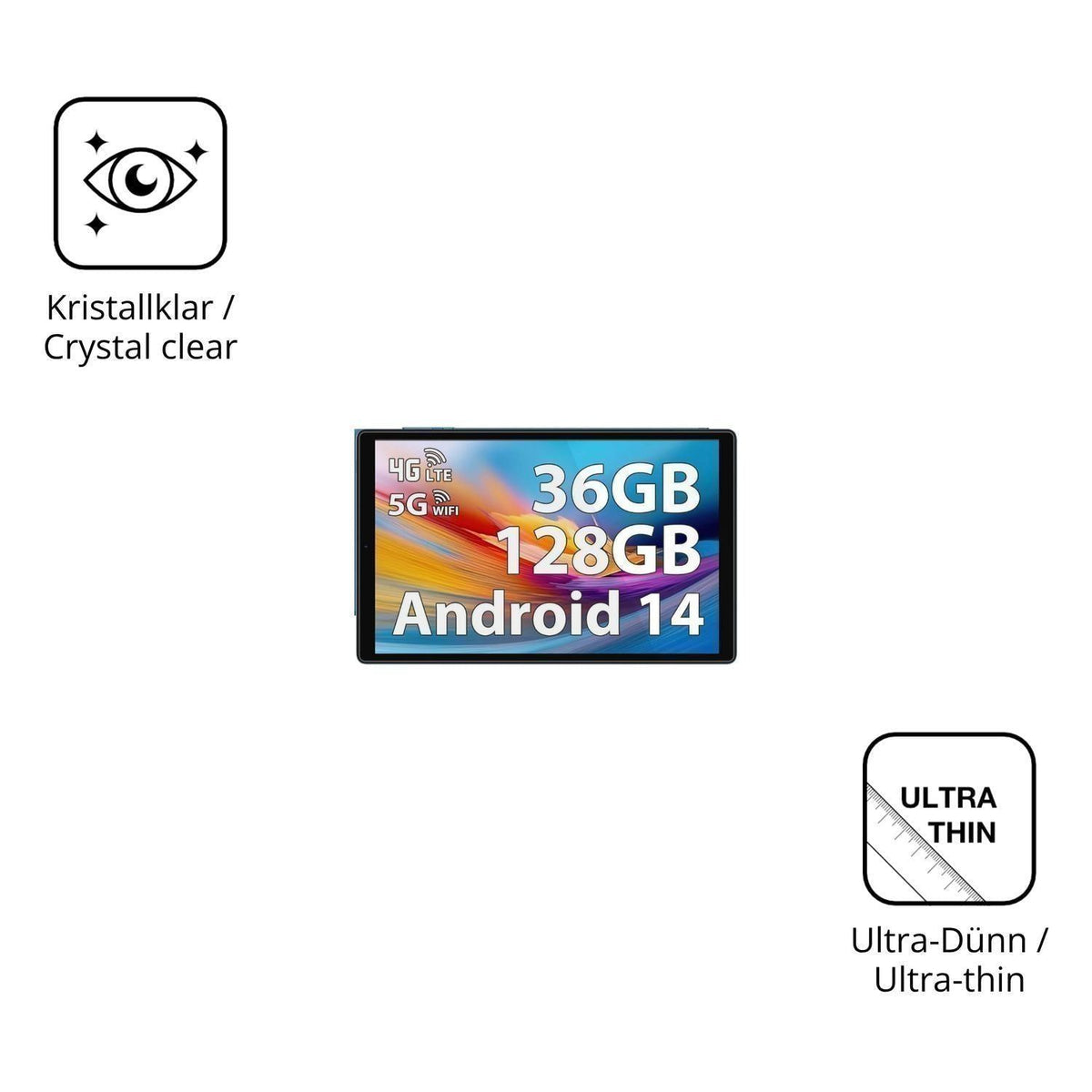 2x Schutzfolie klar für PIXGOOD L60 Display-Schutz (5)