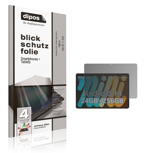 Blickschutzfolie für Dghrti Tab 50 11 Zoll matt Sc (1)