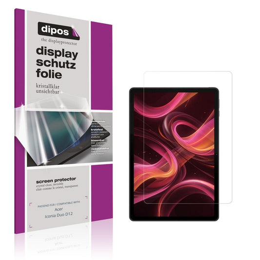 2x Schutzfolie klar für Acer Iconia Duo D12 Displa (1)