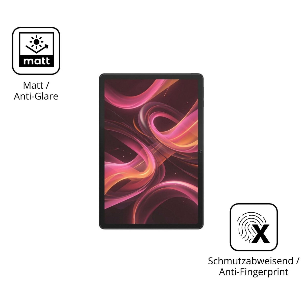 2x 9H Schutzfolie matt für Acer Iconia Duo D12 Pan (5)