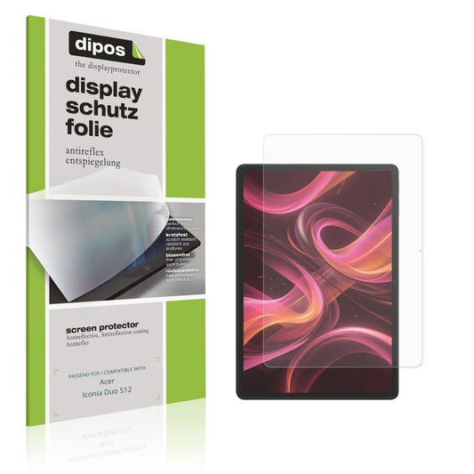 2x Schutzfolie matt für Acer Iconia Duo S12 Displa (1)