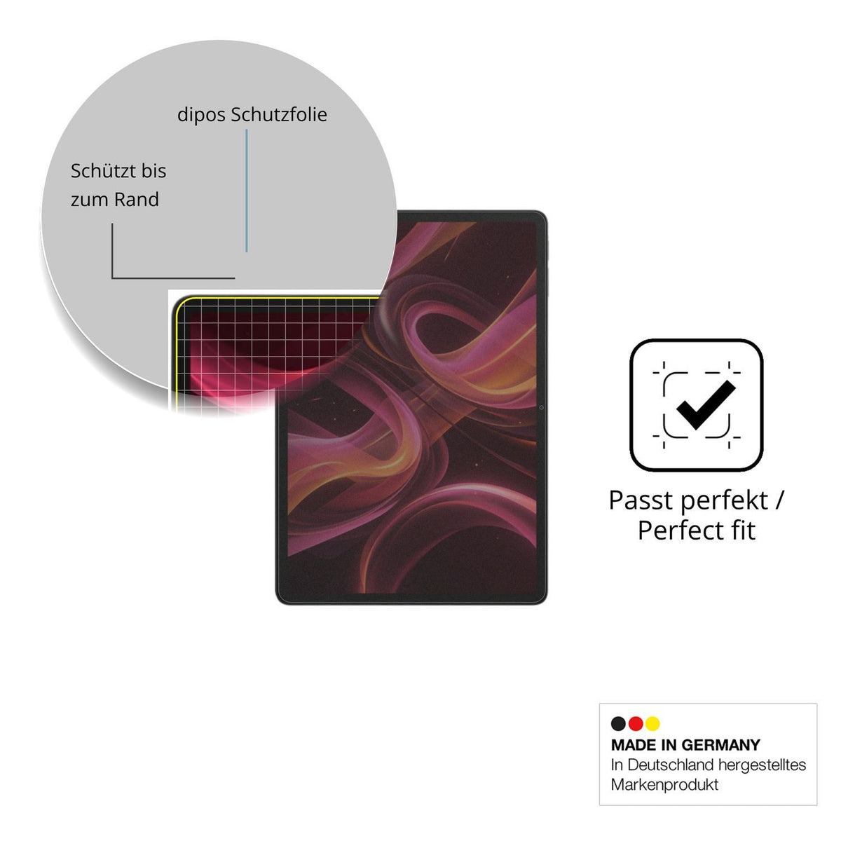 Blickschutzfolie für Acer Iconia Duo S12 matt Schu (4)