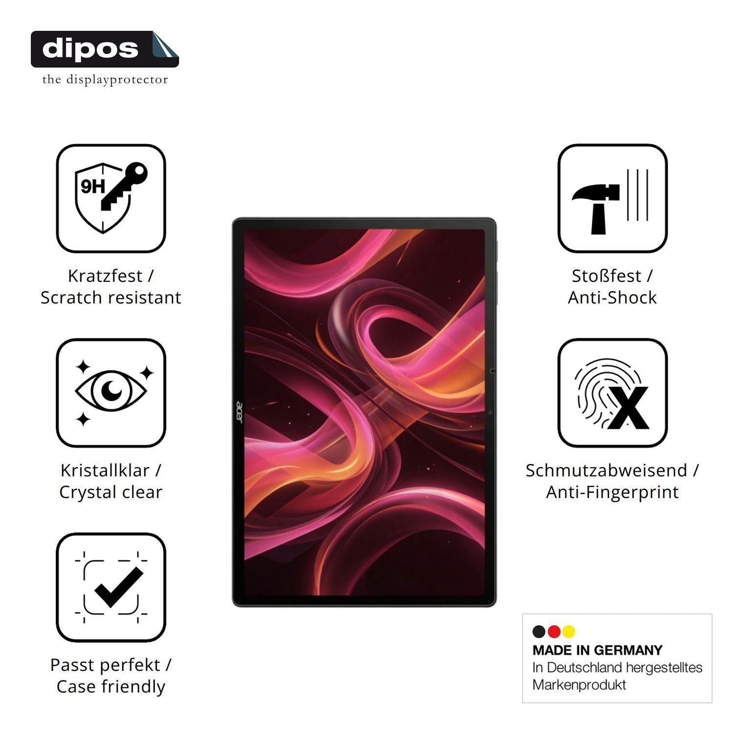 2x 9H Schutzfolie für Acer Iconia Duo S14 Panzerfo (7)