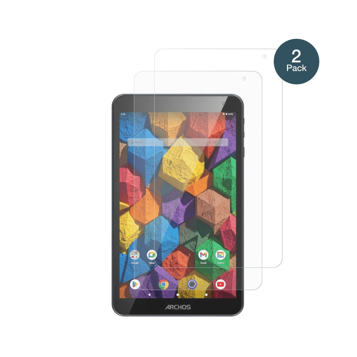 2x 9H Schutzfolie matt für Archos T80 HD WiFi Panz (2)