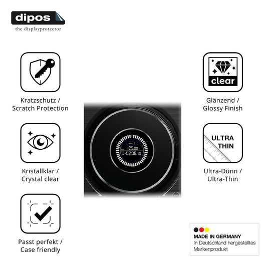 2x Schutzfolie klar für Denon SC Live 4 Jog Wheel  (1)