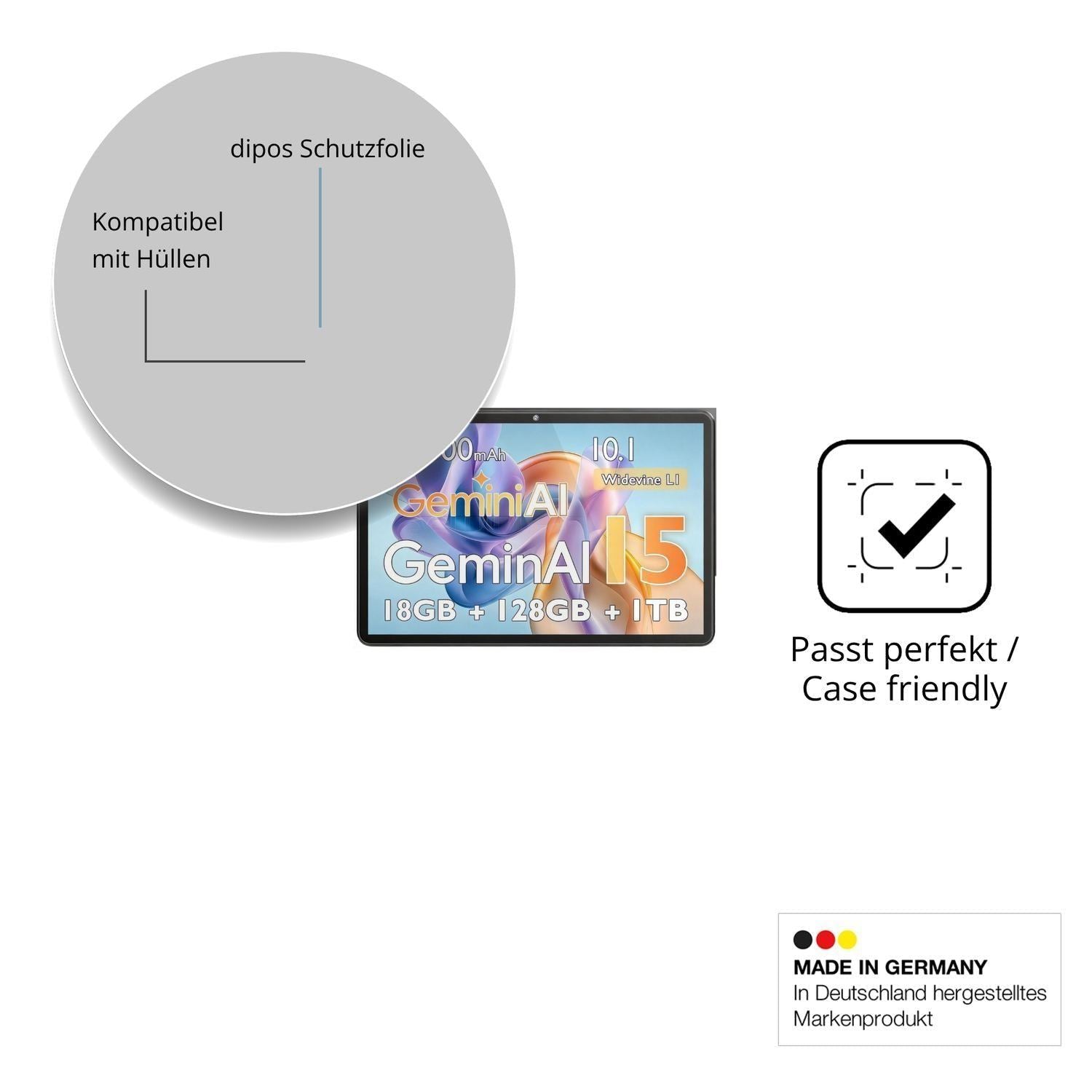 2x Schutzfolie klar für UBDXBD Z-50G Display-Schut (6)