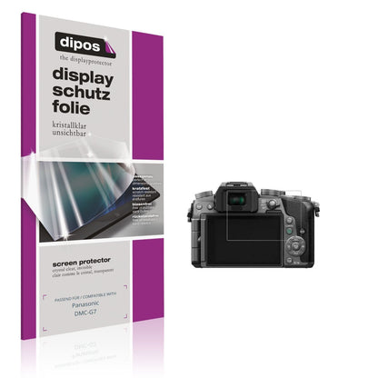 4x Schutzfolie klar für Panasonic DMC-G7 Display-S (1)
