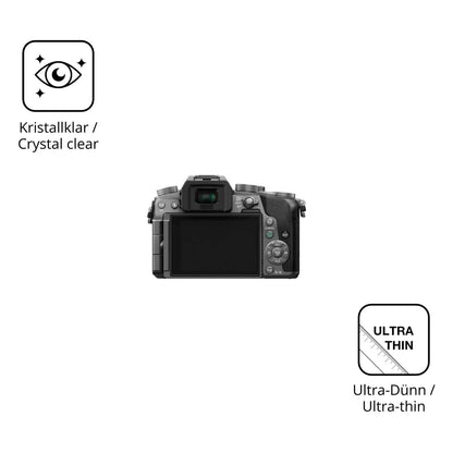 4x Schutzfolie klar für Panasonic DMC-G7 Display-S (5)