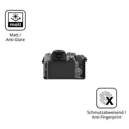4x Schutzfolie matt für Panasonic DMC-G7 Display-S (5)