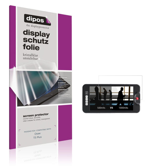 4x Schutzfolie klar für Osee T5 Plus Display-Schut (1)