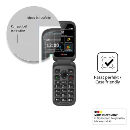 4x Schutzfolie klar für TTfone TT970 Display-Schut (6)
