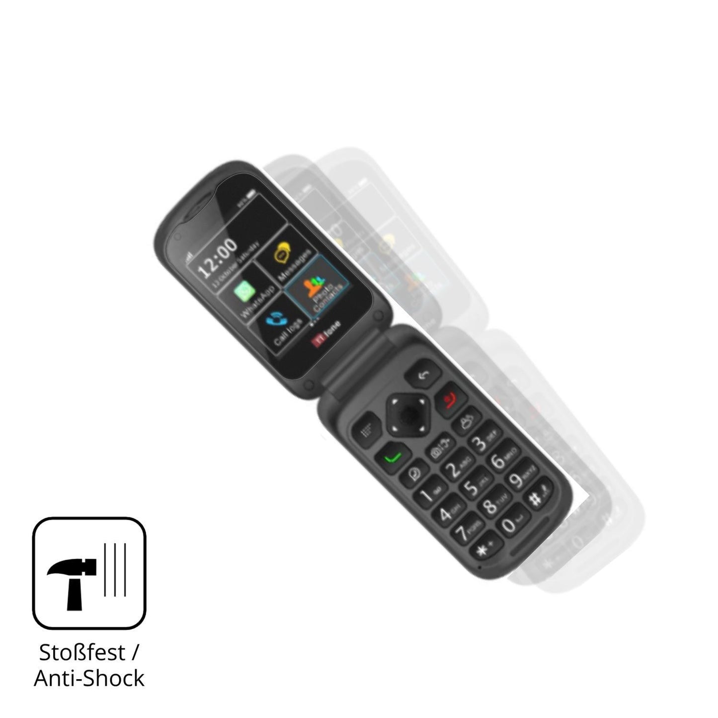 2x 9H Schutzfolie matt für TTfone TT970 Panzerfoli (4)
