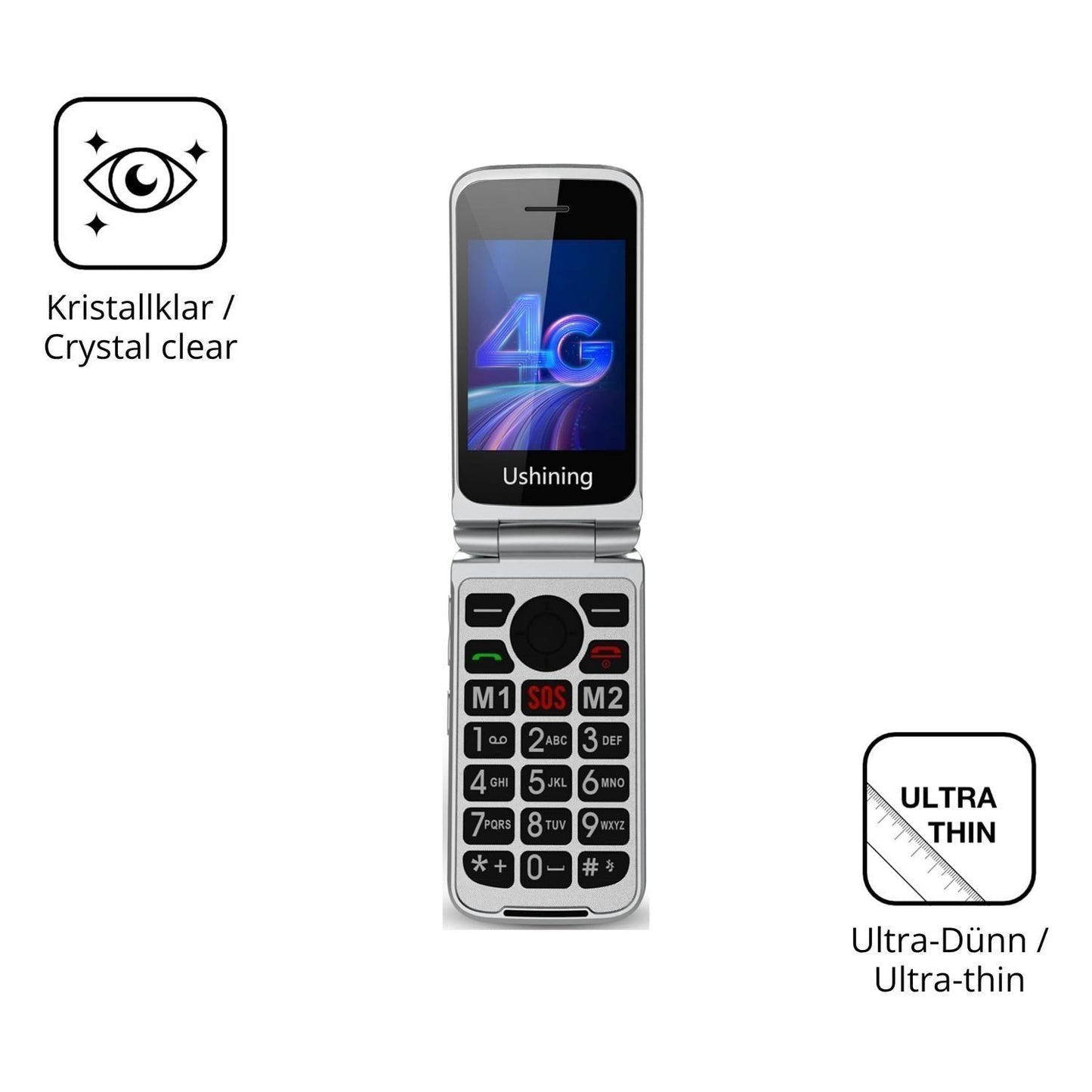 4x Schutzfolie klar für Tosaju T3105 Display-Schut (5)