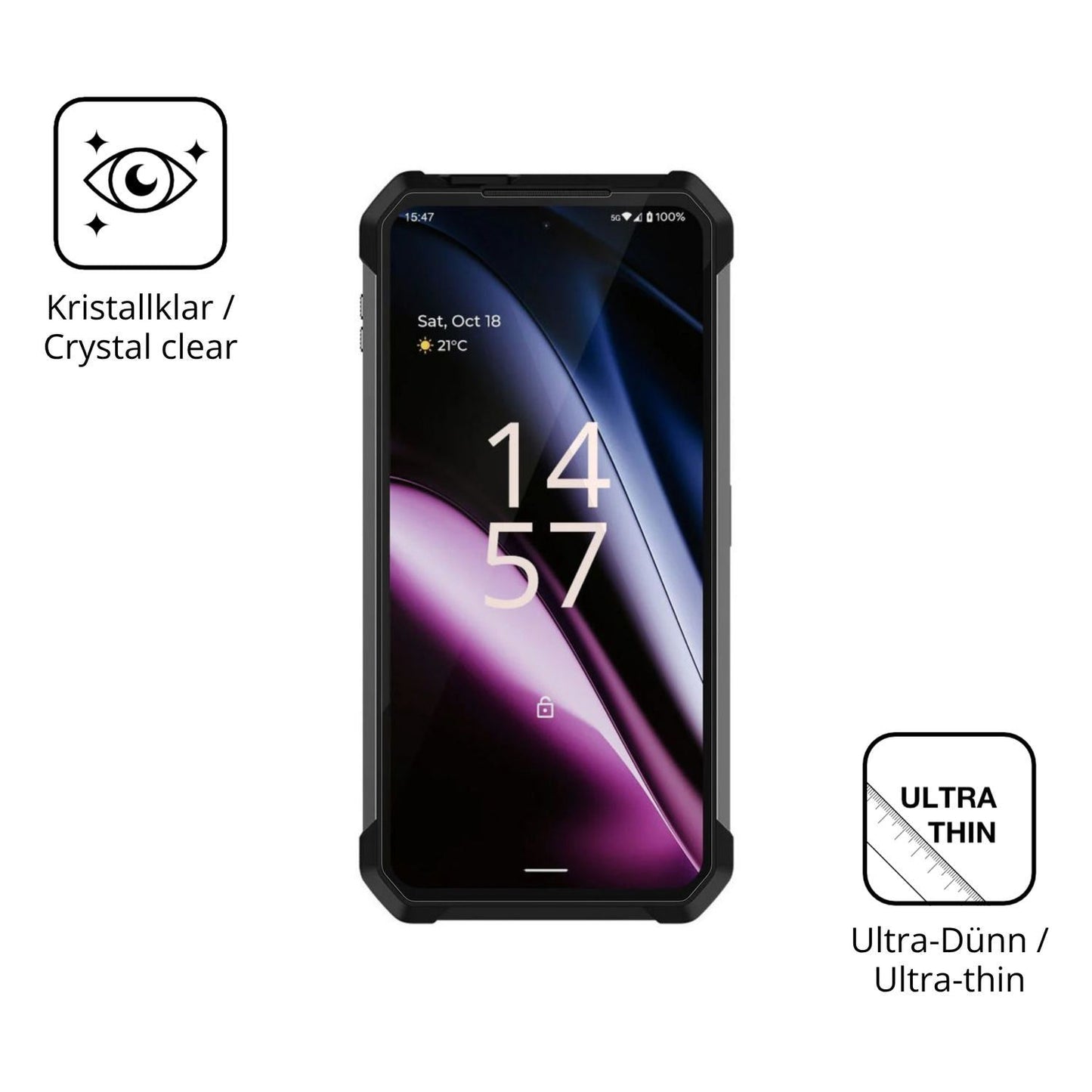 4x Schutzfolie klar für iHunt Tank 4 Pro Display-S (5)